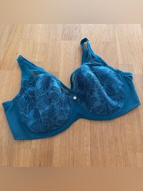 Understance 42G Teal Ivy Underwire Bra in Blue Coral